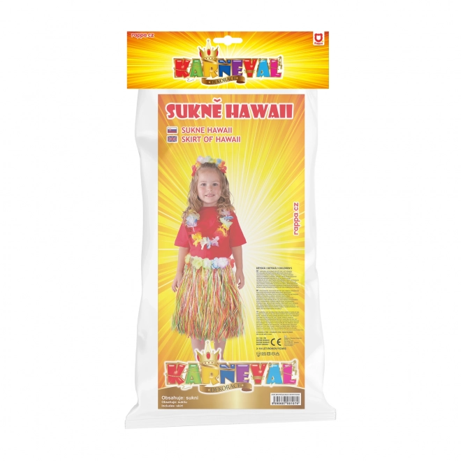 Hawaii Rokje gekleurd 45 cm kind