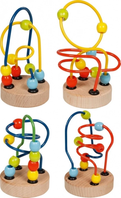 Mini kleurrijk motoriek-speeltje GOKI