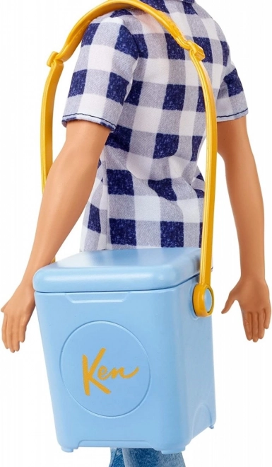 Panenka Barbie Kamperen Ken met accessoires