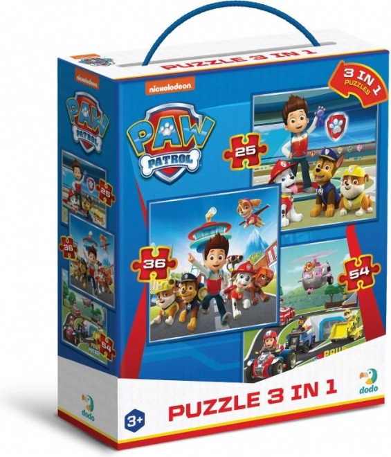 Puzzel Paw Patrol: Klaar voor Actie 3-in-1