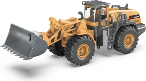 Bulldozer met vliegwiel voor kinderen