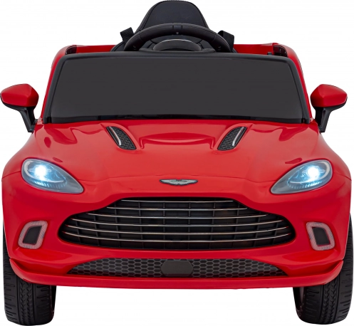 Elektrische kinderauto ASTON MARTIN DBX, rood met afstandsbediening