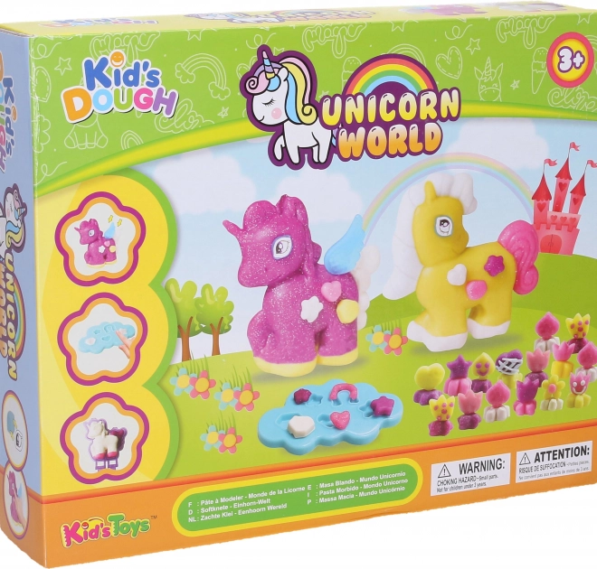 Creatieve set met boetseerklei – eenhoorns