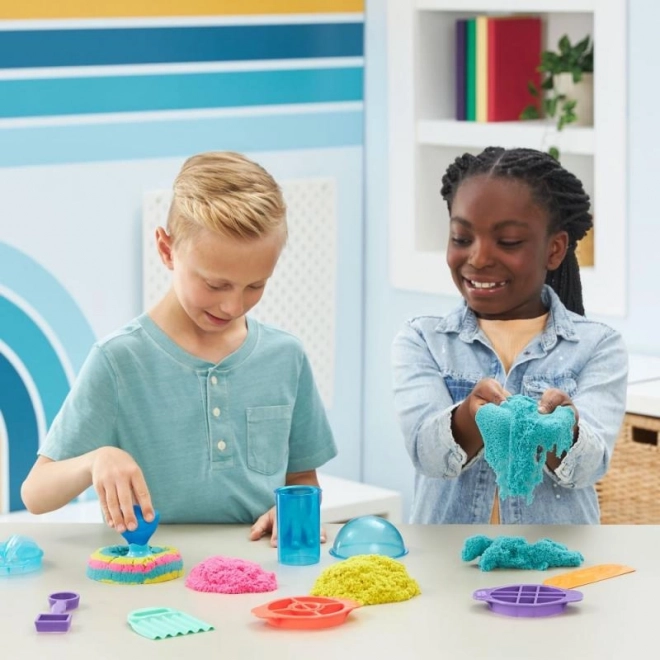 Kinetisch zand ultieme zandset met gereedschap