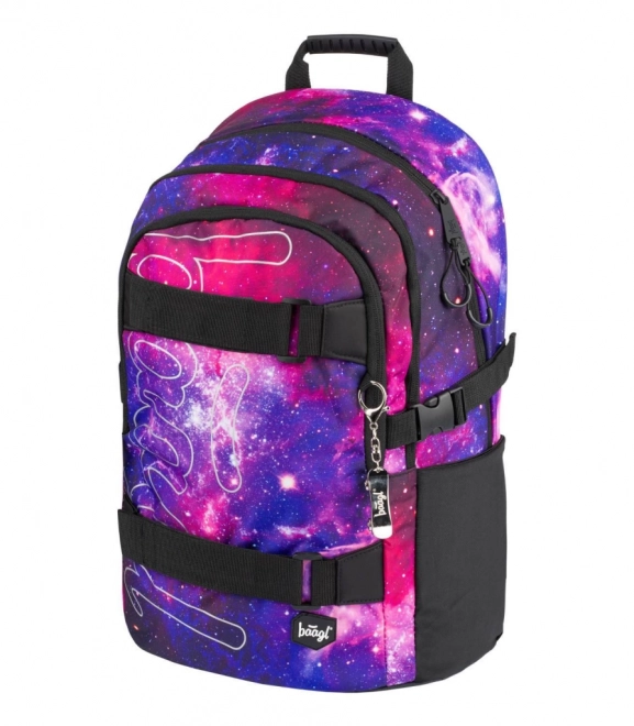 BAAGL 3 SET Skate Galaxy: rugzak, etui, zak