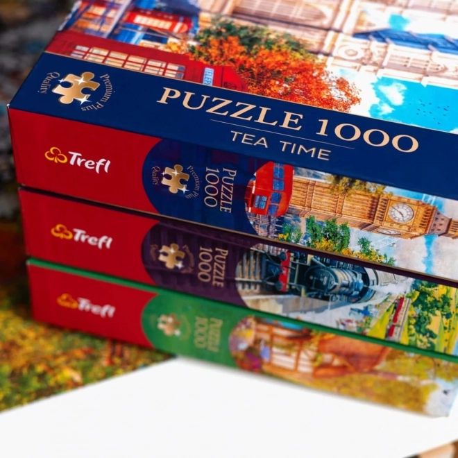 TREFL Puzzel Premium Plus Theetijd: Treinstation 1000 stukjes