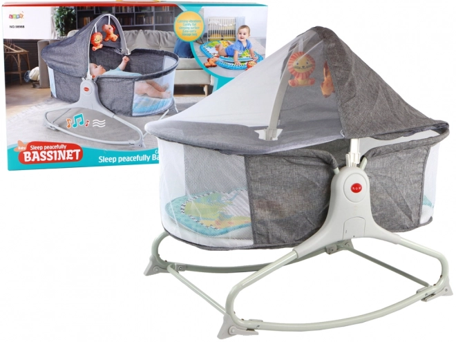 Multifunctionele kinder schommel 2-in-1 grijs