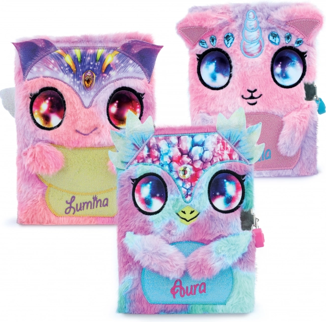 Pluizig dagboek NEBULOUS STARS Lumina A5 met slot