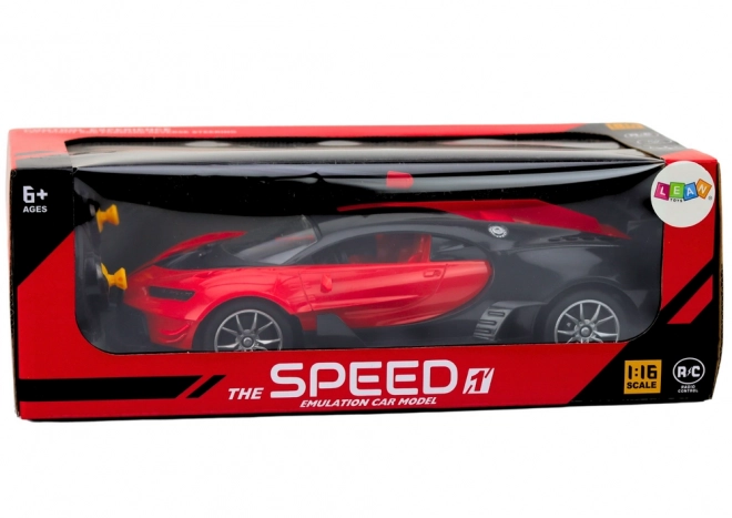 Op afstand bestuurbare sportwagen rood 1:16 RC auto