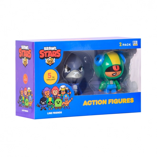 Actiefiguren 11 cm Brawl Stars 2-pack serie 1