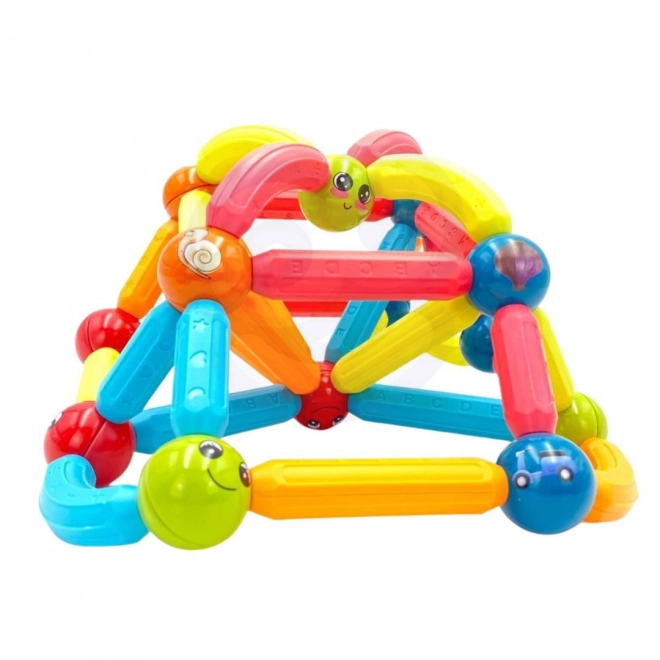 WOOPIE Magnetische educatieve bouwset 128 stuks