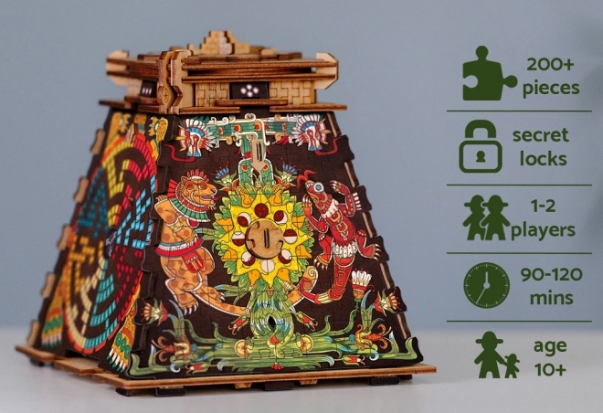 Houten puzzel Pyramide van de Zon