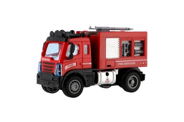 Brandweerauto met terugtrekfunctie