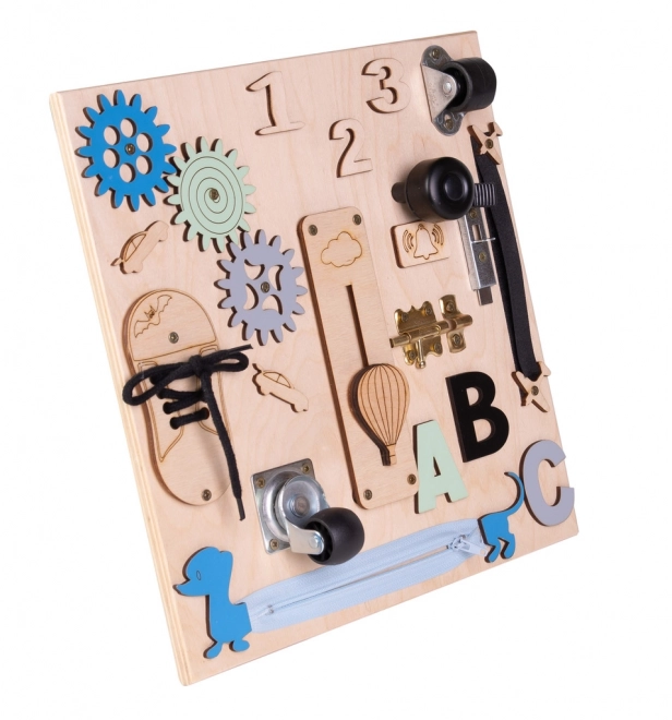 Houten manipulatiebord 30x30cm