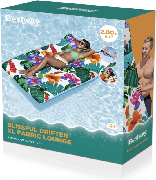 opblaasbaar luchtbed met wasbare hoes 200 × 123 cm Bestway