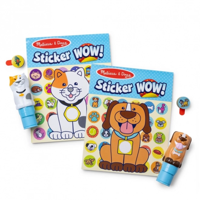 Sticker WOW! Duo-pak met stickers - Hond en Kat (900 stickers)