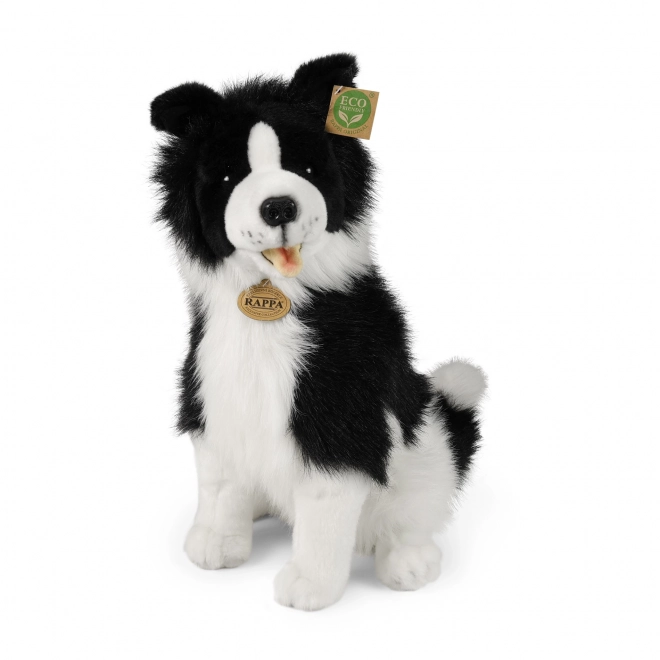 Pluchen bordercollie met milieuvriendelijke vulling