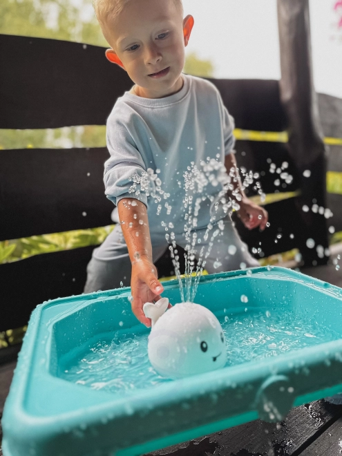 Bad voor kinderen LED Spuitende walvis