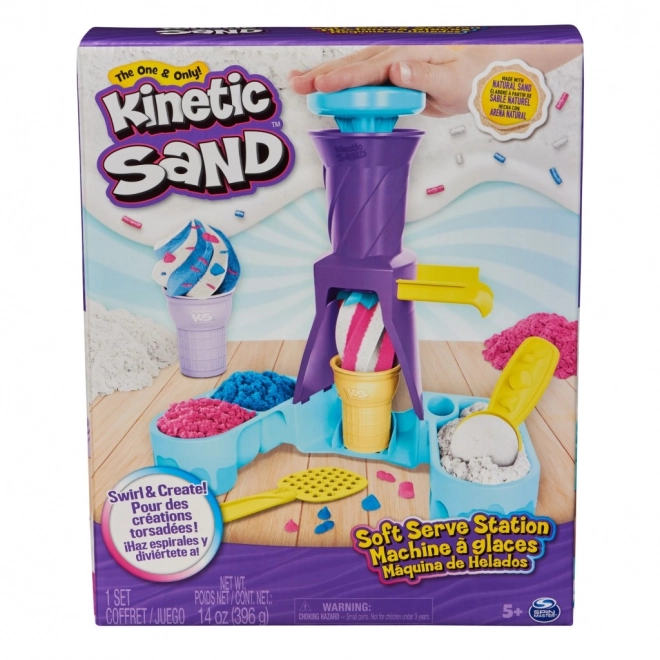 Kinetisch zand ijssalon