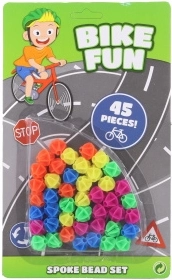 Kleurige kralen voor de fiets
