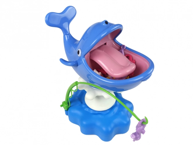 Water spuitende walvis arcade spel