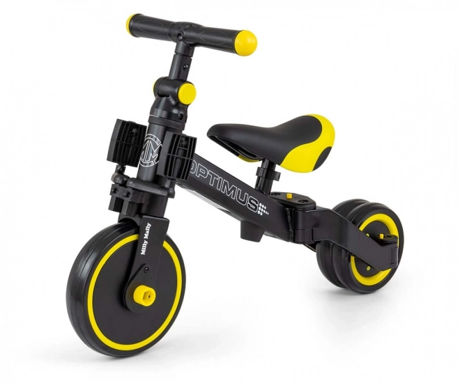 Kinderdriewieler 3 in 1 Optimus Zwart