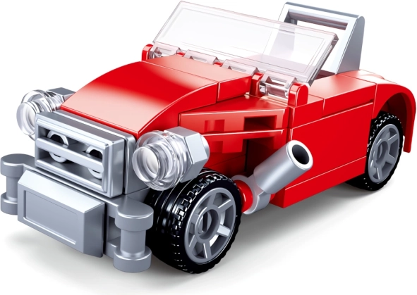 Sluban rode cabriolet – bouwset