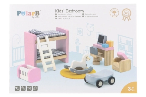 Houten kinderkamer