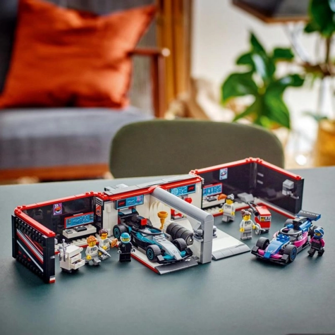 LEGO® City 60444 F1® Garage en auto's Mercedes-AMG en Alpine