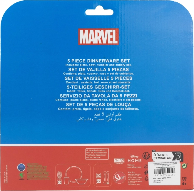 STOR Kinderdinerset 5v1 Avengers