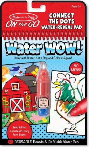 Waterkleurboek Water WOW! Kleuren op nummer