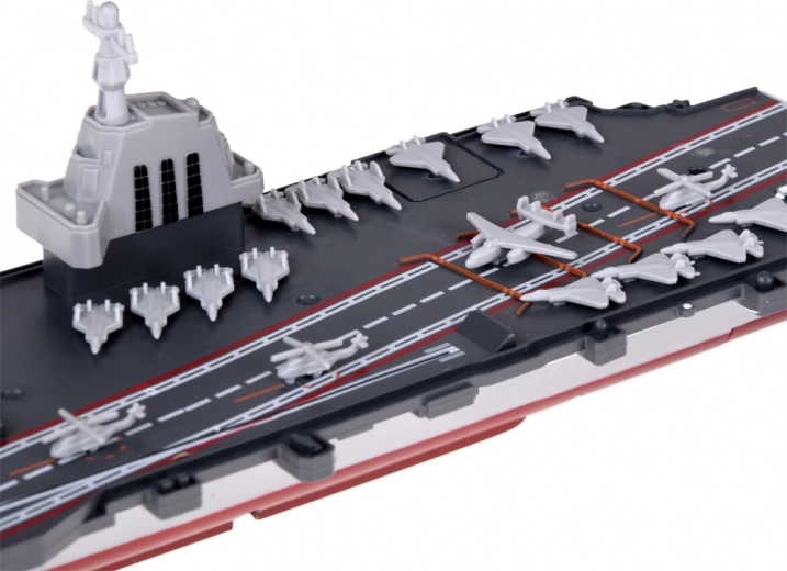 Gedetailleerd dek met mini-vliegtuigjes