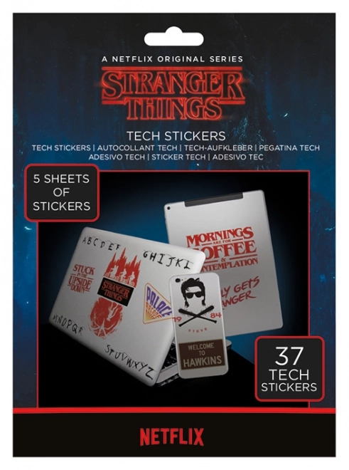 Stickers Stranger Things, set van 37 stuks