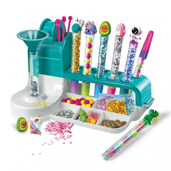 CLEMENTONI IDEA Creatieve set Laboratorium voor het maken van pennen