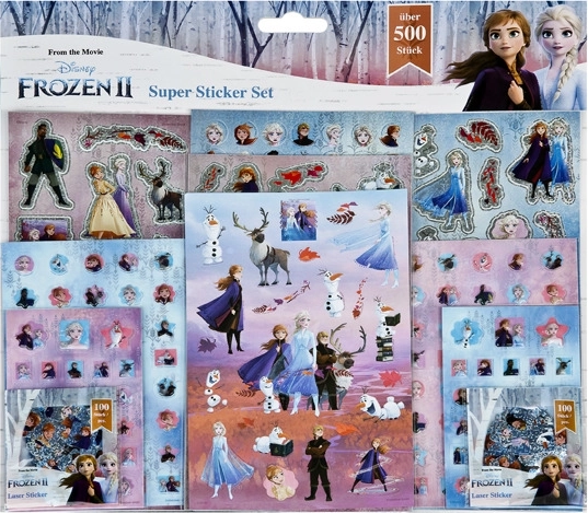 Set van 500 stickers Frozen 2