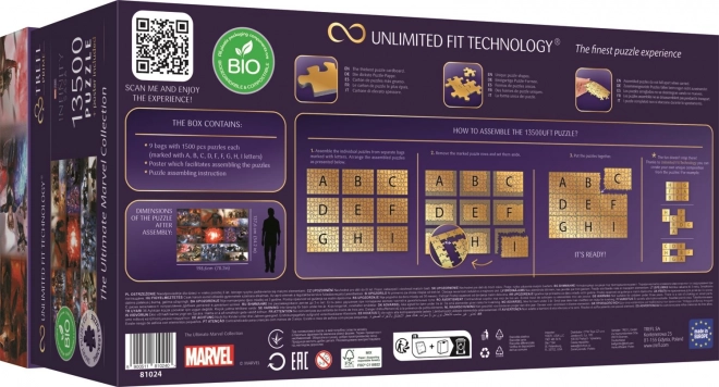 TREFL Puzzel UFT Marvel: Ultieme verzameling 13500 stuks