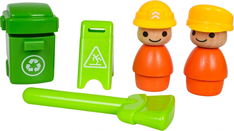 Rijke set accessoires en figuurtjes