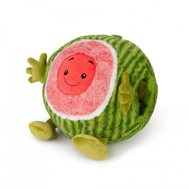 Cozy Noxxiez Meloen verwarmend pluchen kussen 3 in 1
