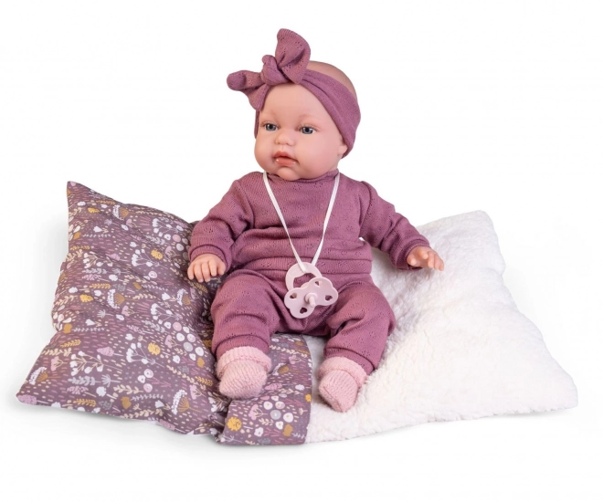 Antonio Juan 70356 TONETA - realistische babypop met geluiden en zacht stoffen lichaam - 34 cm
