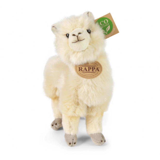 Rappa Pluche lama Alpaca staand 23 cm ECO-VRIENDELIJK