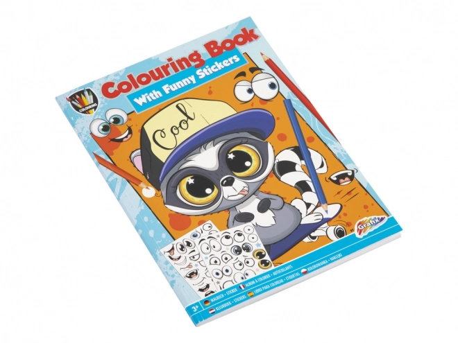 Kleurplaten met stickers