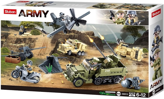 Sluban Leger M38-B0812 Militaire Voertuigen