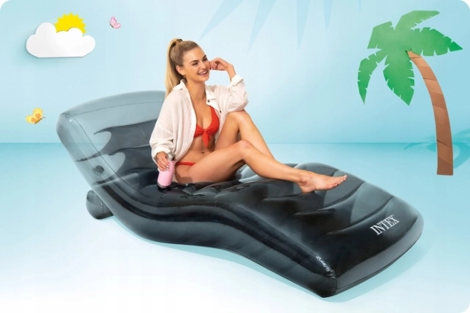 56875EU Intex Opblaasbare Zitzak Grijs