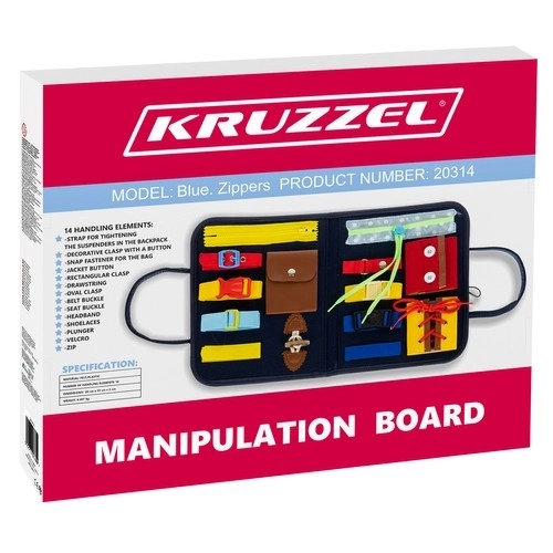 Sensorische manipulatieplaat - educatieve etui