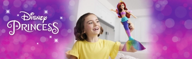 MATTEL Disney Princess pop Ariel kleine zeemeermin zwemt, verandert van kleur