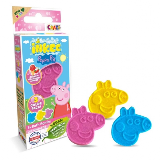 INKEE - Mini verpakking bruisende bom - Peppa pig