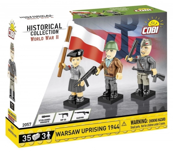 Beelden van Opstandelingen van de Opstand van Warschau 1944 set