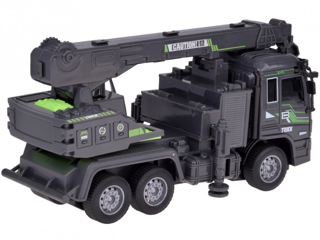 Bouwkraanwagen met LED-verlichting