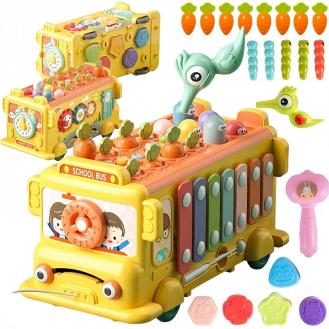 Interactieve autobus Montessori 6v1