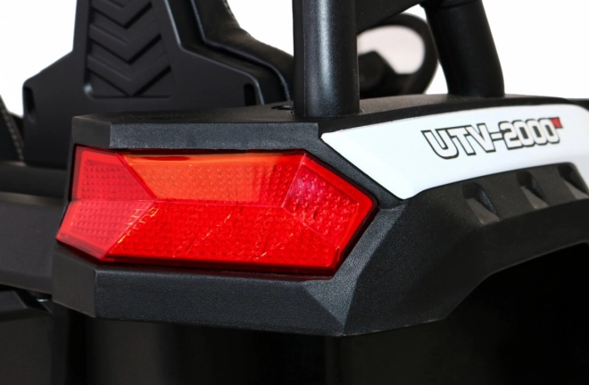 Buggy ATV Racing pro 2 kinderen + 4x4 aandrijving + afstandsbediening + langzame start + MP3 LED – Wit